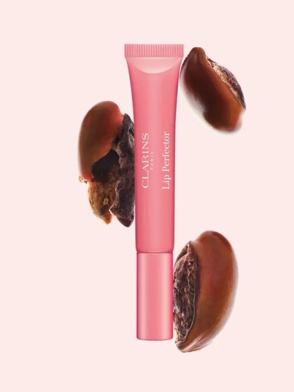 CLARINS Lip Perfector - 01 rose shimmer MINI SIZE 0.15oz/5ml